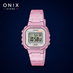 Casio LA-20WHS-4A - Reloj mujer digital rosa translúcido pulsera resina
