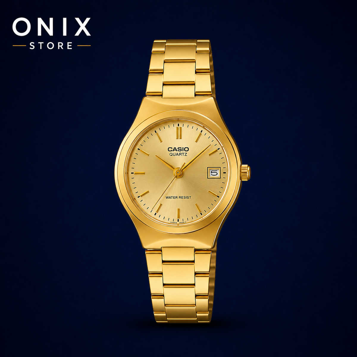 Casio LTP-1170N-9A - Reloj mujer analógico dorado pulsera acero inoxidable