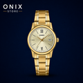 Casio LTP-V002G-9B3 - Reloj mujer analógico dorado esfera champagne números romanos