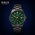 Casio MTP-VD03B-3A reloj hombre esfera verde acero negro