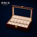 Estuche Organizador para 12 Relojes - Madera