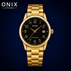 Casio MTP-V002G-1B Dorado Negro